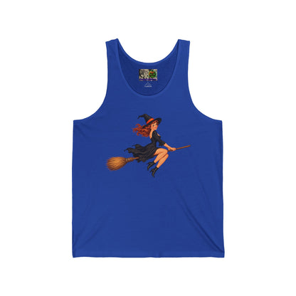 Hazel Hex Unisex Jersey Tank Top by CreepyCrafts.boo