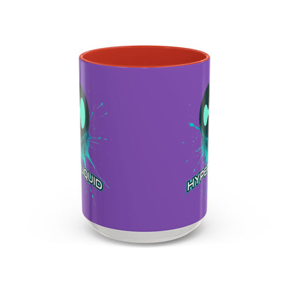 HYPE Drip Light Purple Accent Mug by cypherpunkgear.com
