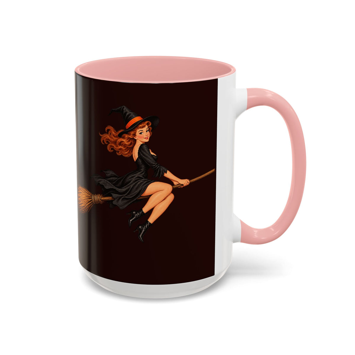Hazel Hex Brown Accent Mug by CreepyCrafts.boo