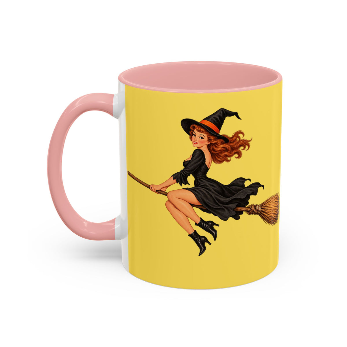 Hazel Hex Yellow Accent Mug by CreepyCrafts.boo