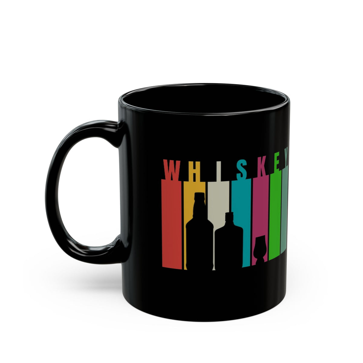 Whiskey spelled with an 'e' Black Mug by cypherpunkgear.com