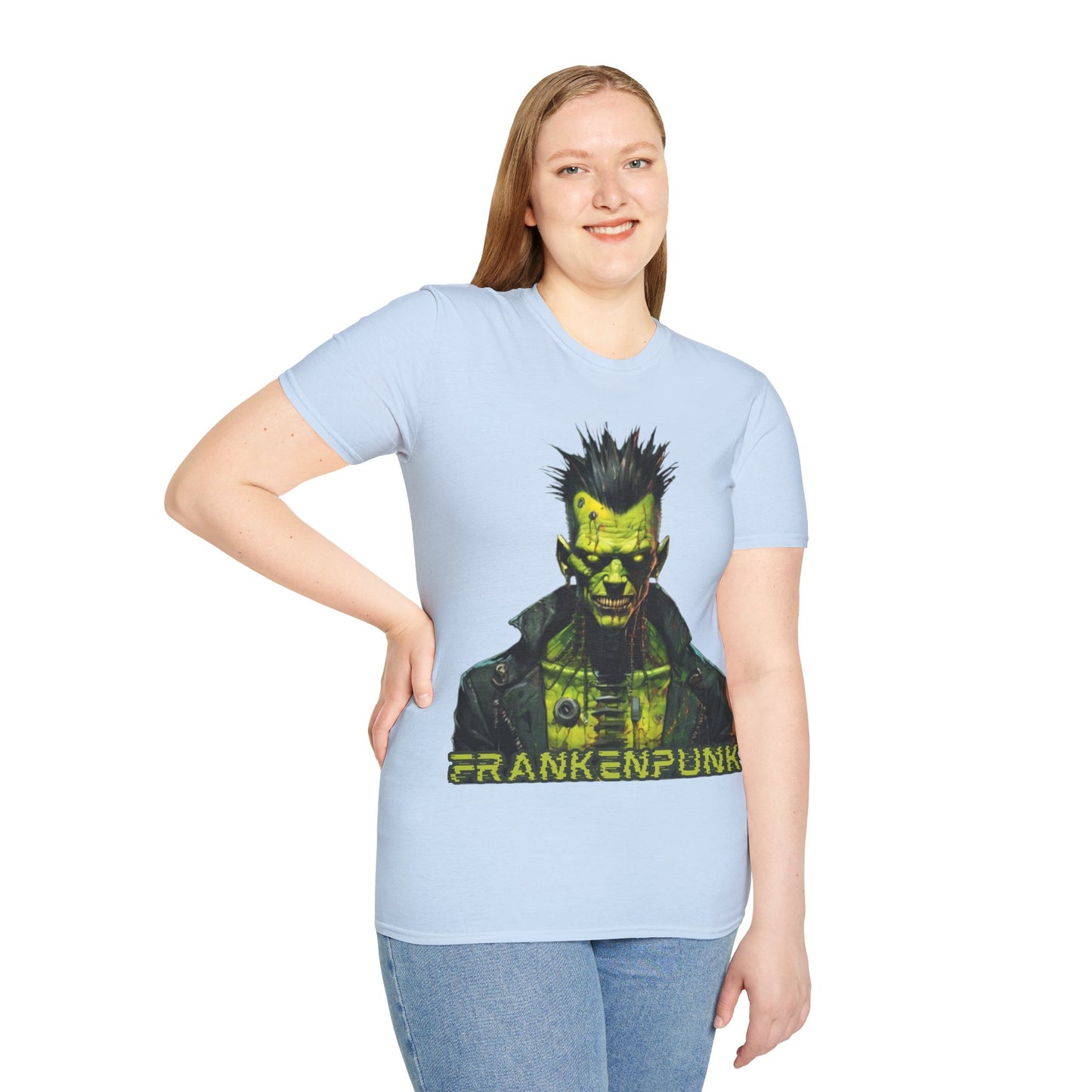 Frankenpunk Light colors Unisex T-Shirt by CreepyCrafts.boo