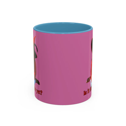 Is it Samhain yet? Pink Accent Mug by CreepyCrafts.boo