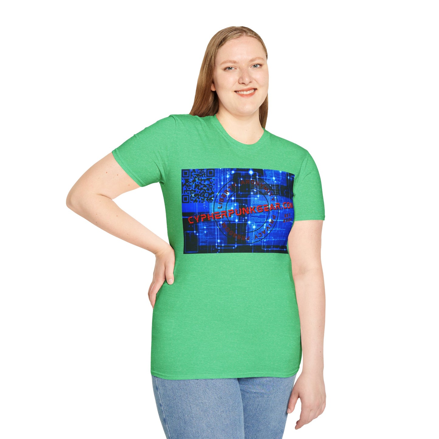 Cypherpunkgear.com logo Dark colors Unisex T-Shirt by cypherpunkgear.com