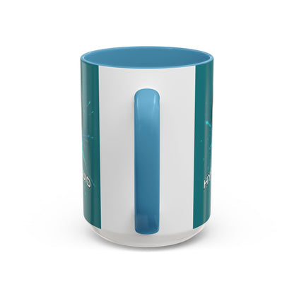 HYPE Drip Hyperliquid Accent Mug by cypherpunkgear.com
