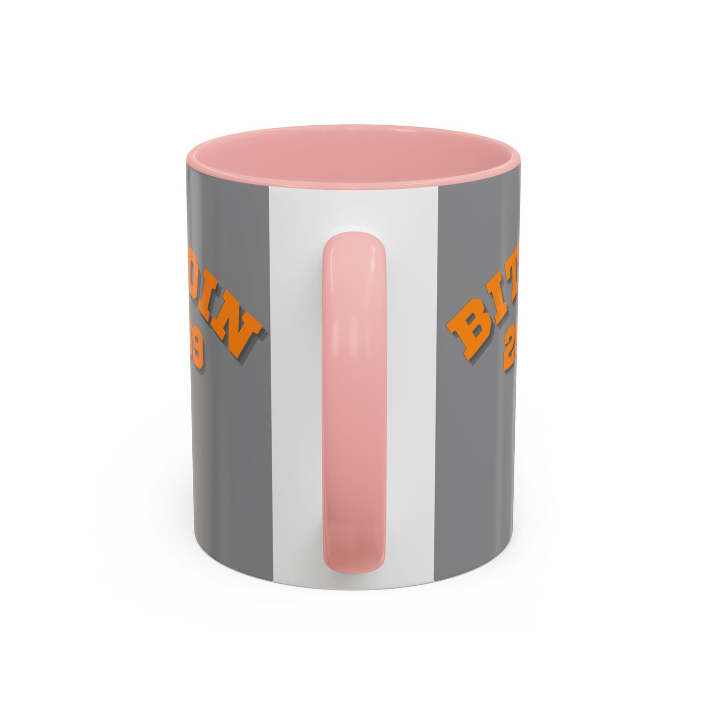 Bitcoin 2009 Grey Accent Mug by cypherpunkgear.com