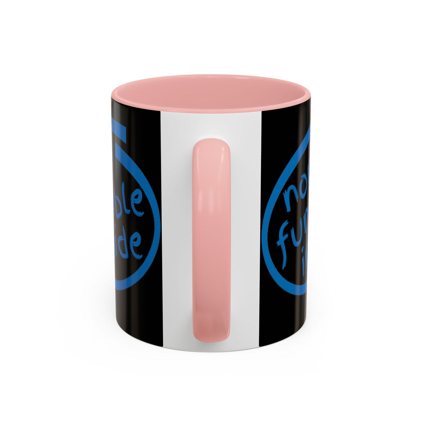 Non-Fungible Inside Black Accent Mug by cypherpunkgear.com