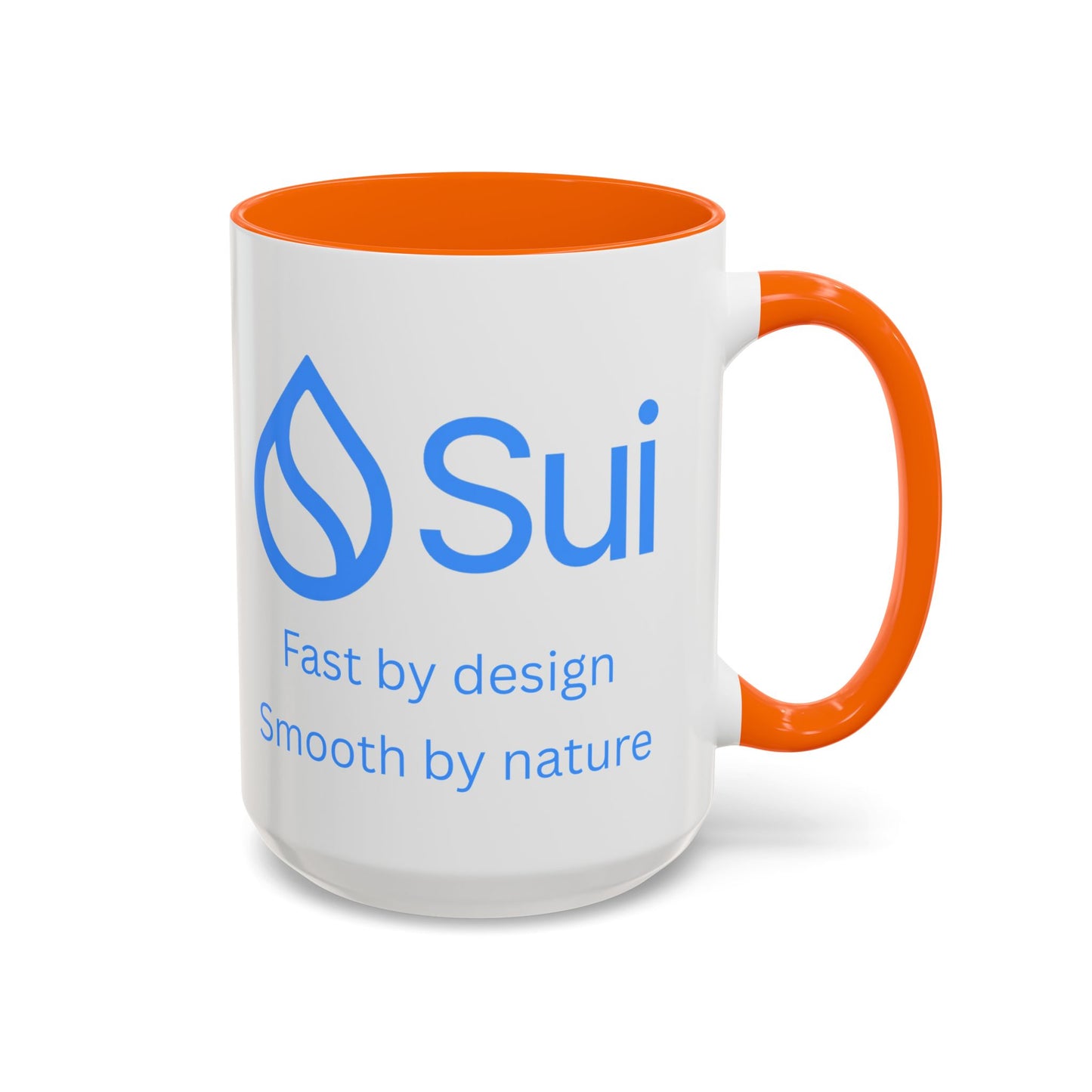 SUI White Accent Mug by cypherpunkgear.com