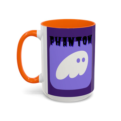 Phantom Hot Wallet Purple Accent Mug by cypherpunkgear.com