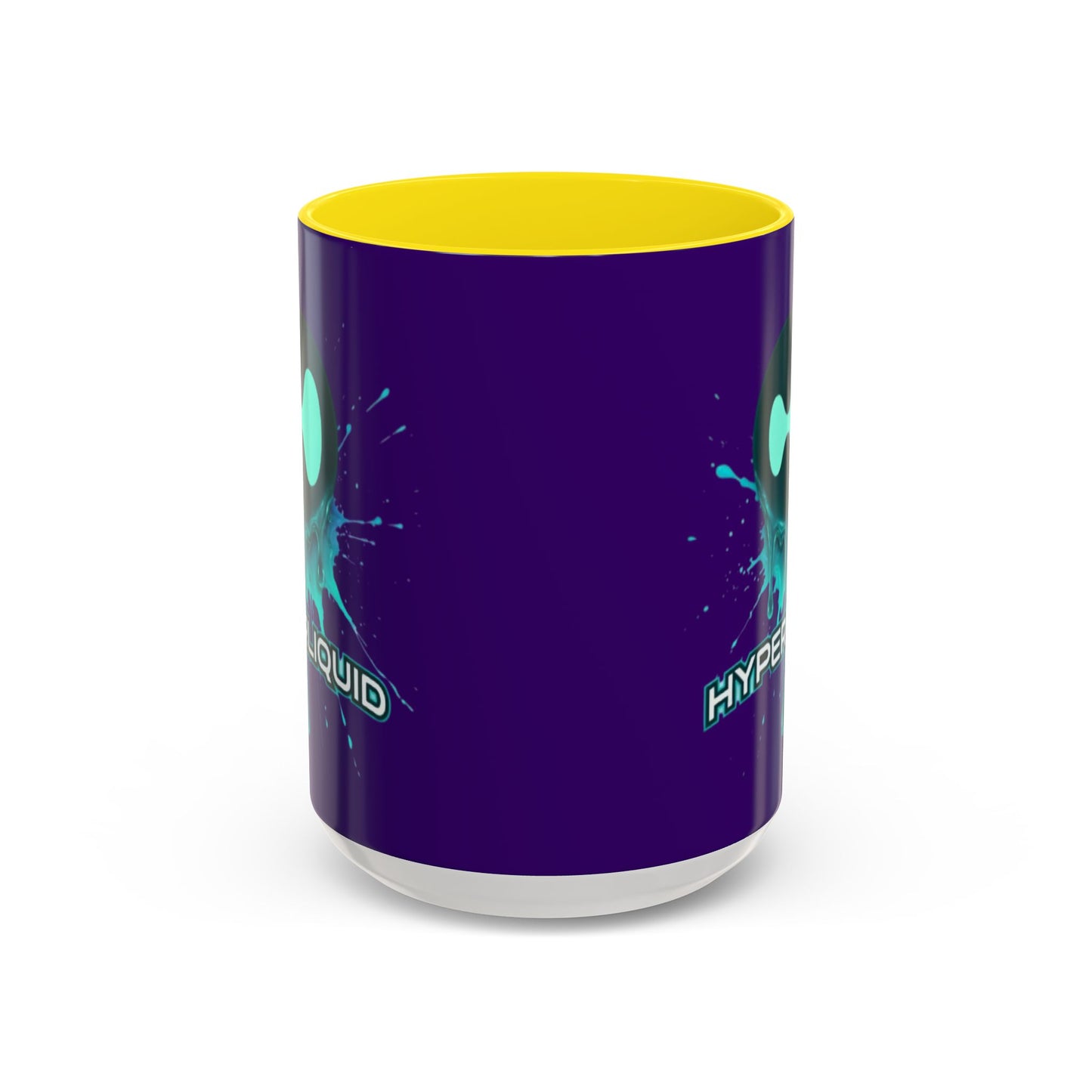 HYPE Drip Dark Purple Accent Mug by cypherpunkgear.com