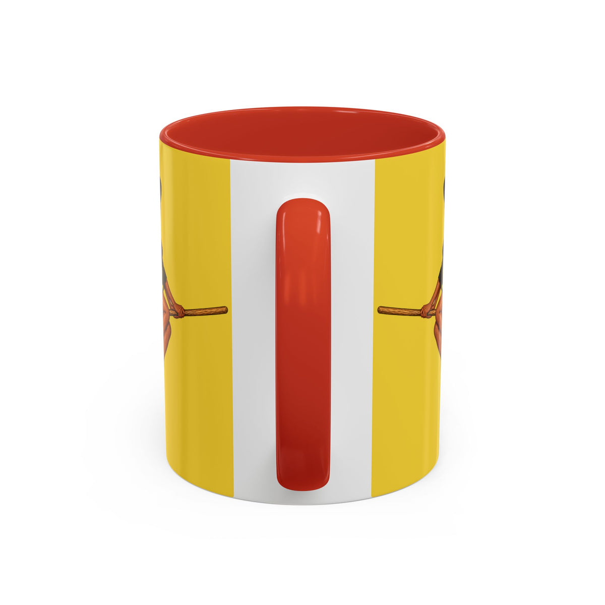 Velvet Vex Yellow Accent Mug by CreepyCrafts.boo