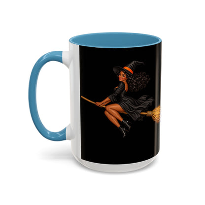 Velvet Vex Black Accent Mug by CreepyCrafts.boo