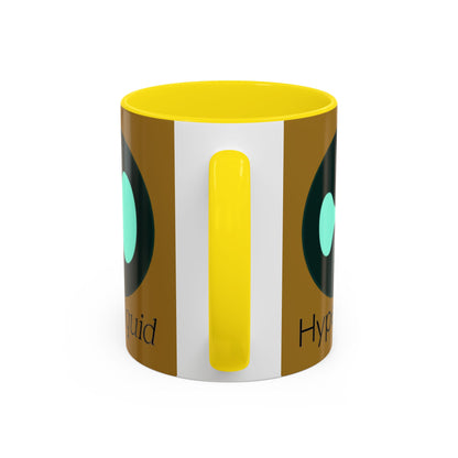 Hyperliquid Black font Brown Accent Mug by cypherpunkgear.com