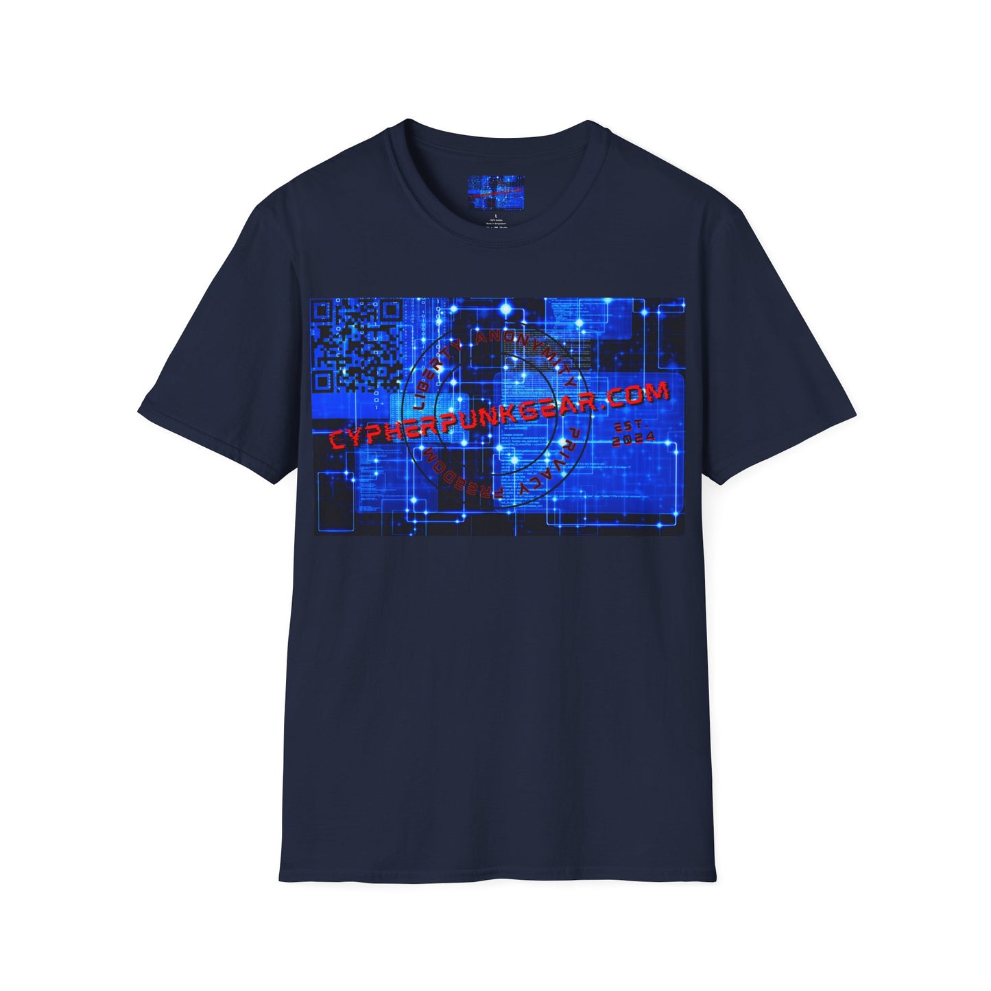 Cypherpunkgear.com logo Dark colors Unisex T-Shirt by cypherpunkgear.com