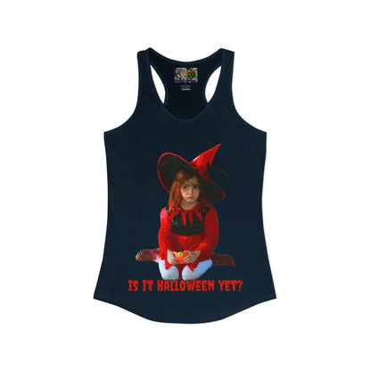 Is it Halloween yet? Women's Racerback Tank Top by CreepyCrafts.boo