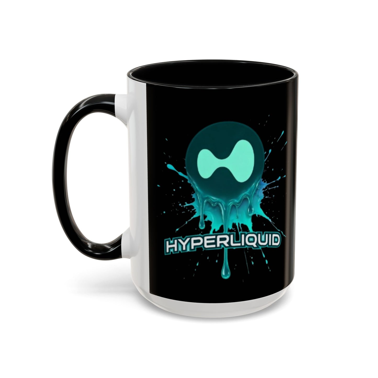 HYPE Drip Black Accent Mug by cypherpunkgear.com