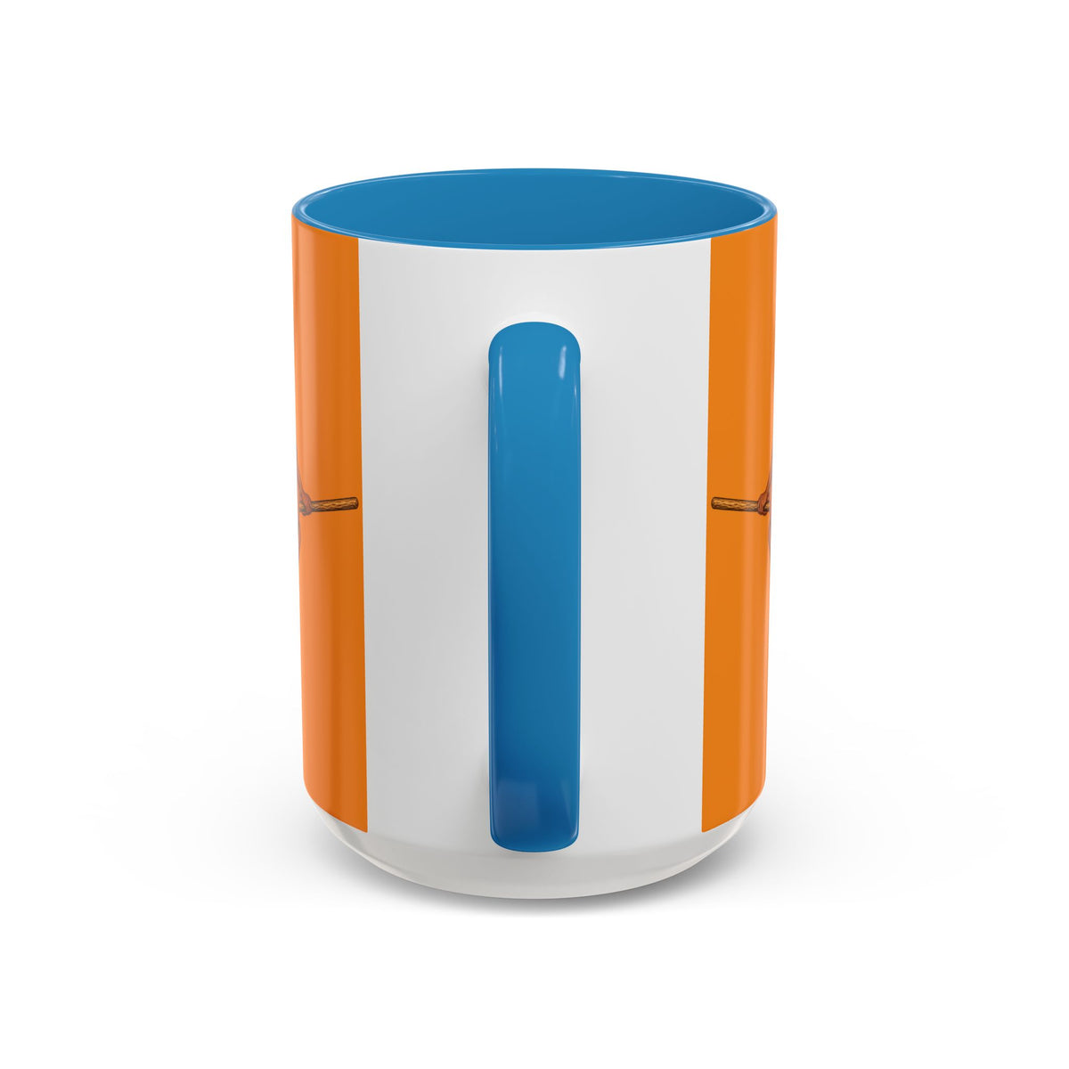 Velvet Vex Orange Accent Mug by CreepyCrafts.boo