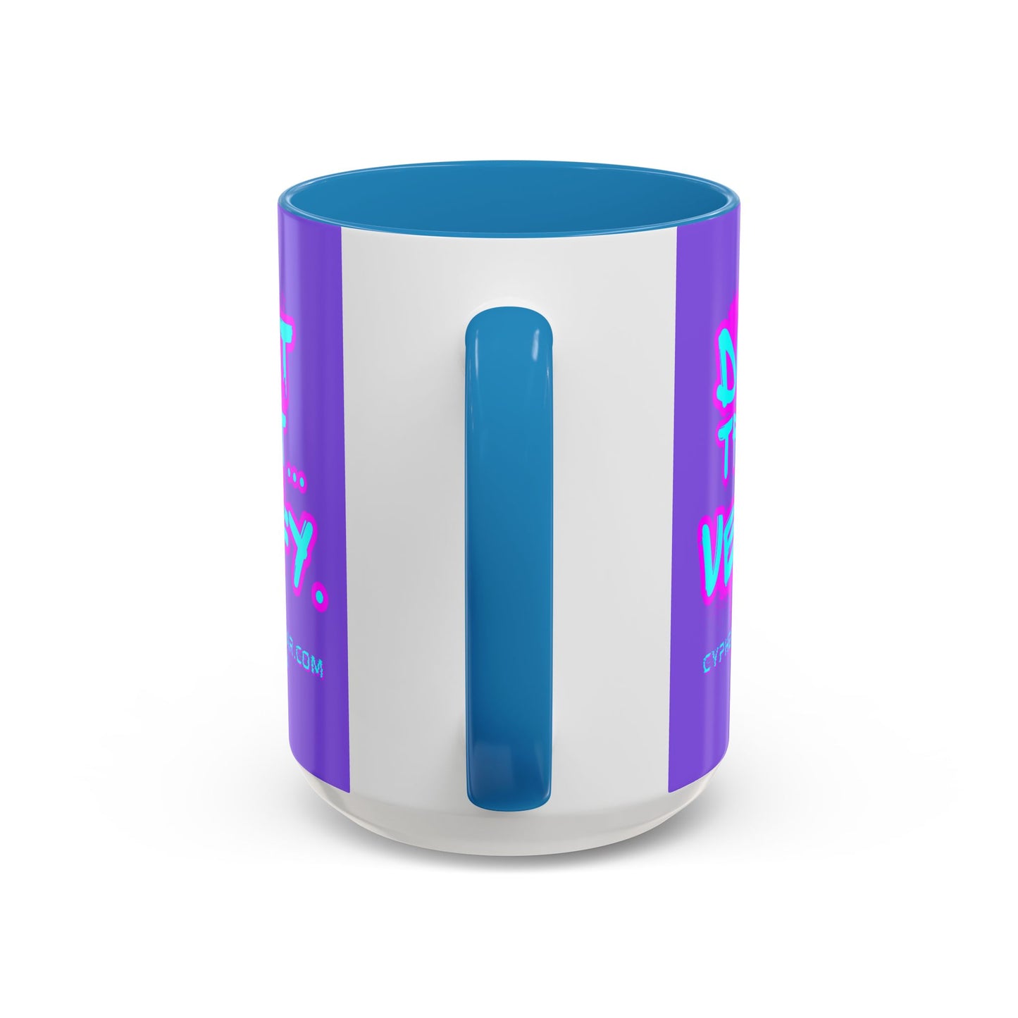 Don't Trust...Verify. Light Purple Accent Mug by cypherpunkgear.com