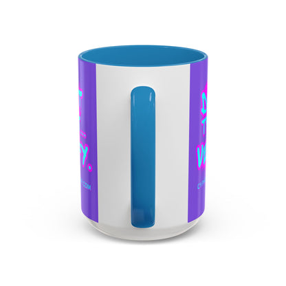 Don't Trust...Verify. Light Purple Accent Mug by cypherpunkgear.com