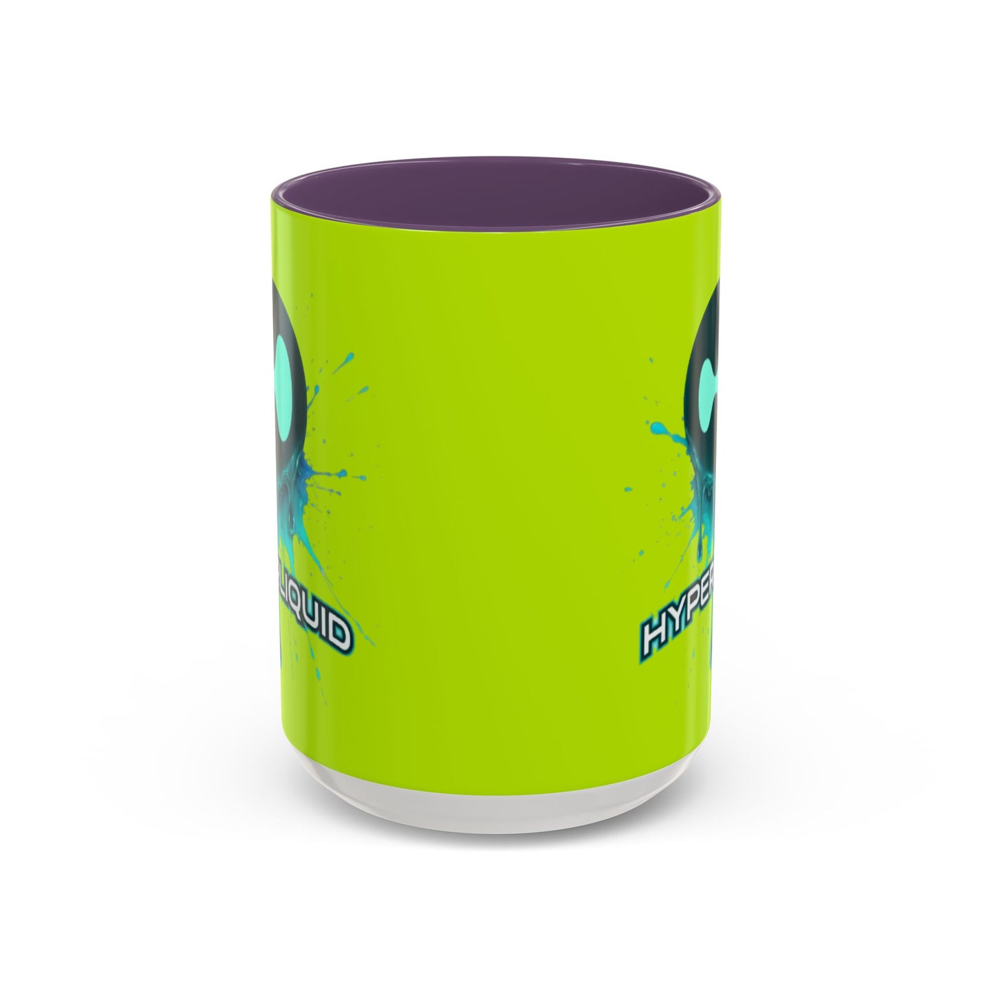 HYPE Drip Yellow Accent Mug by cypherpunkgear.com