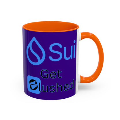 Sui: Get Slushed Purple Accent Mug by cypherpunkgear.com