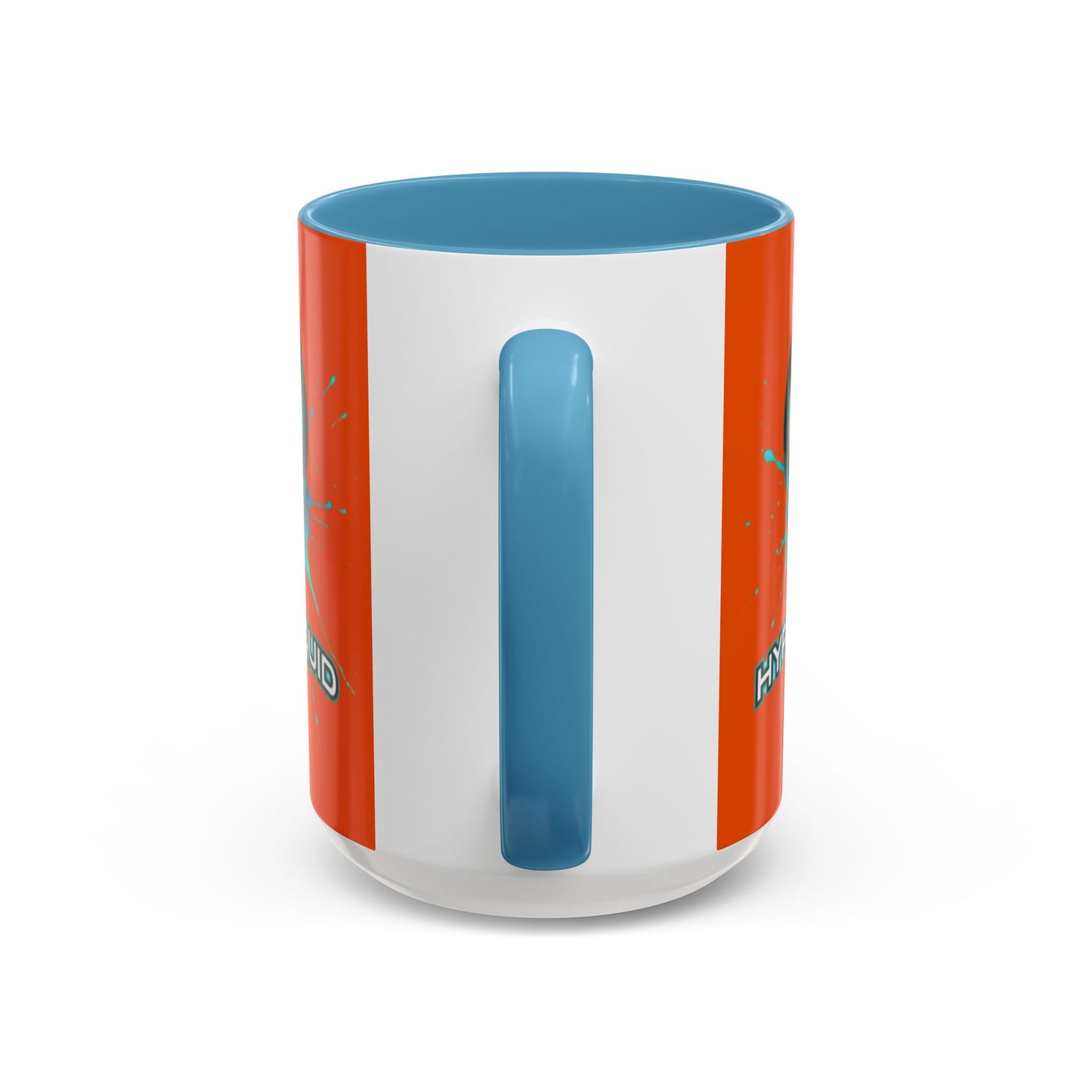 HYPE Drip Orange Accent Mug by cypherpunkgear.com