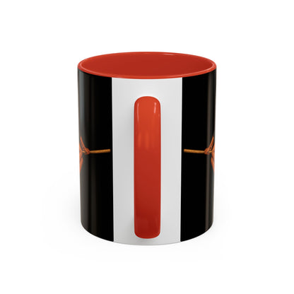 Velvet Vex Black Accent Mug by CreepyCrafts.boo