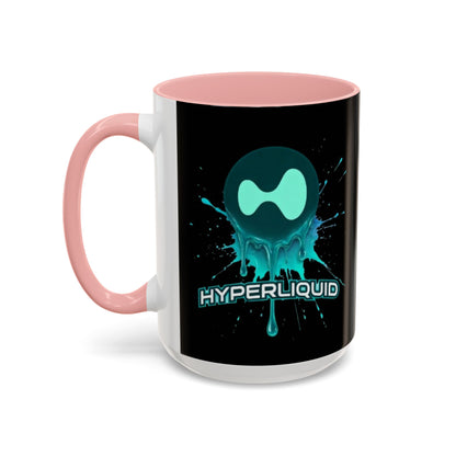 HYPE Drip Black Accent Mug by cypherpunkgear.com