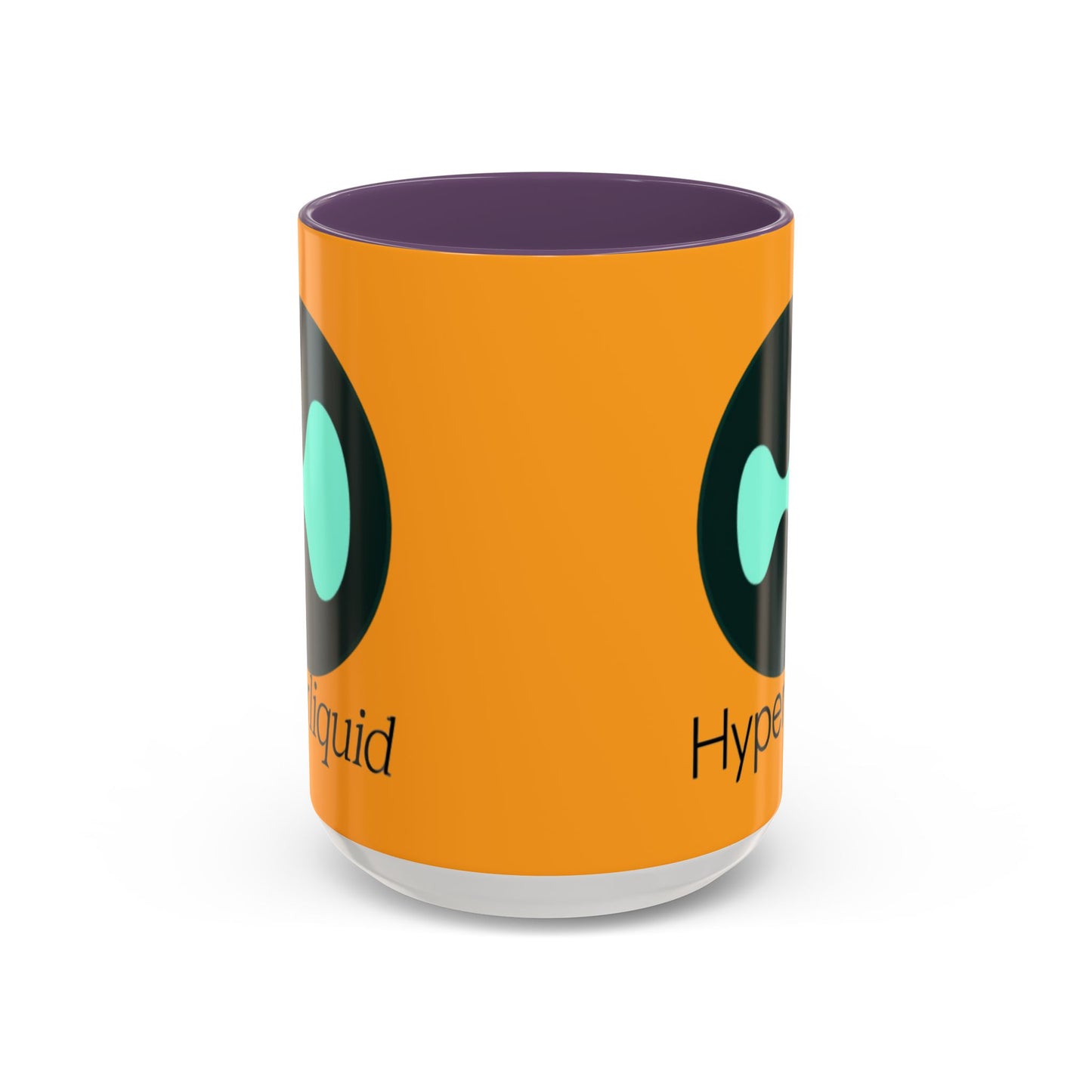 Hyperliquid Black font Orange Accent Mug by cypherpunkgear.com