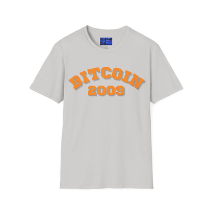 Bitcoin 2009 Light colors Unisex T-Shirt by cypherpunkgear.com