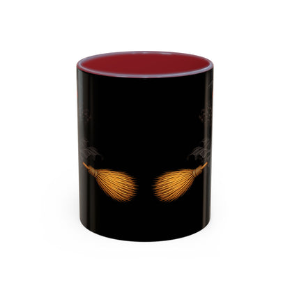 Velvet Vex Black Accent Mug by CreepyCrafts.boo