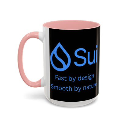 SUI Black Accent Mug by cypherpunkgear.com