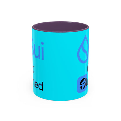 Sui: Get Slushed Light Blue Accent Mug by cypherpunkgear.com