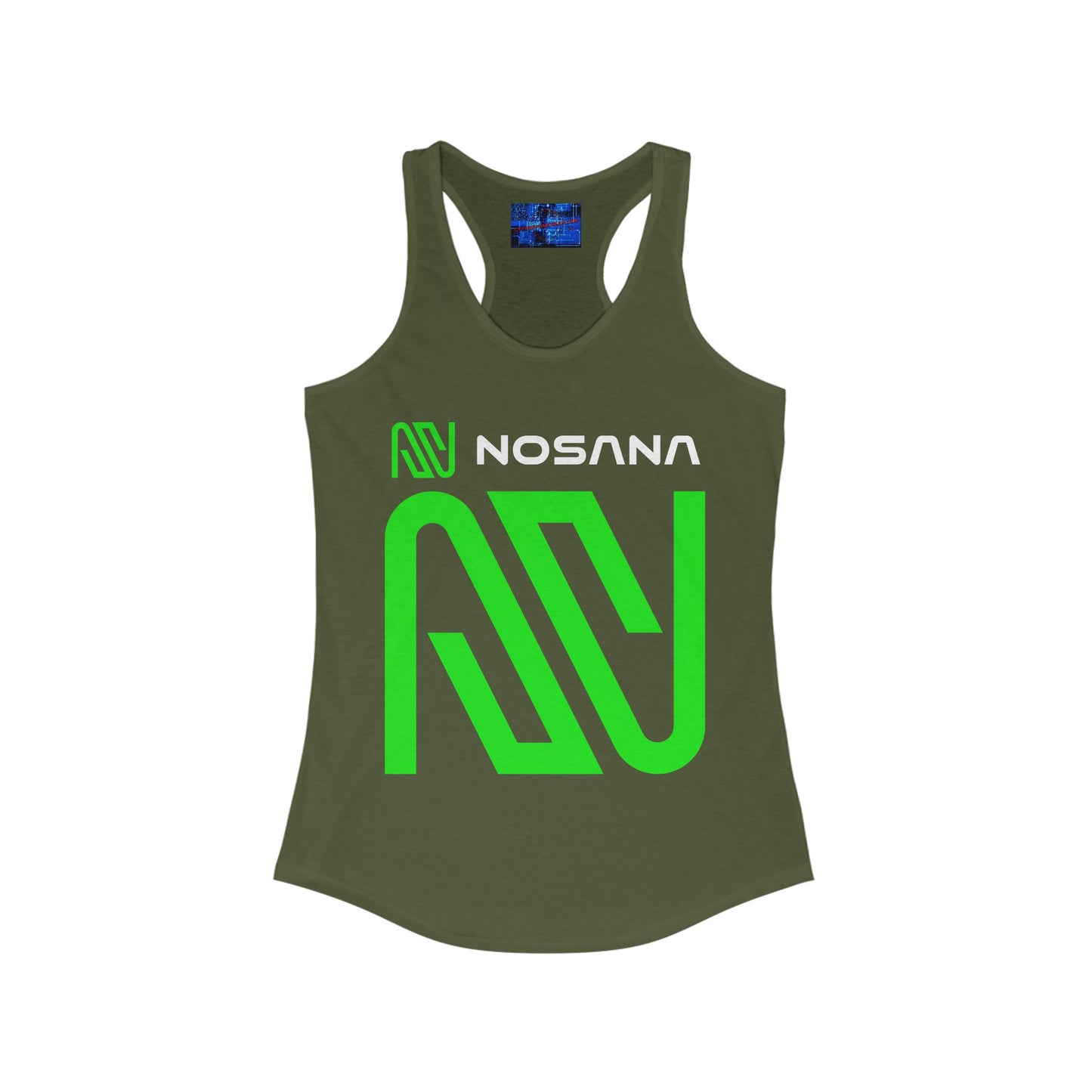 Nosana (NOS) Women's Racerback Tank Top by cypherpunkgear.com