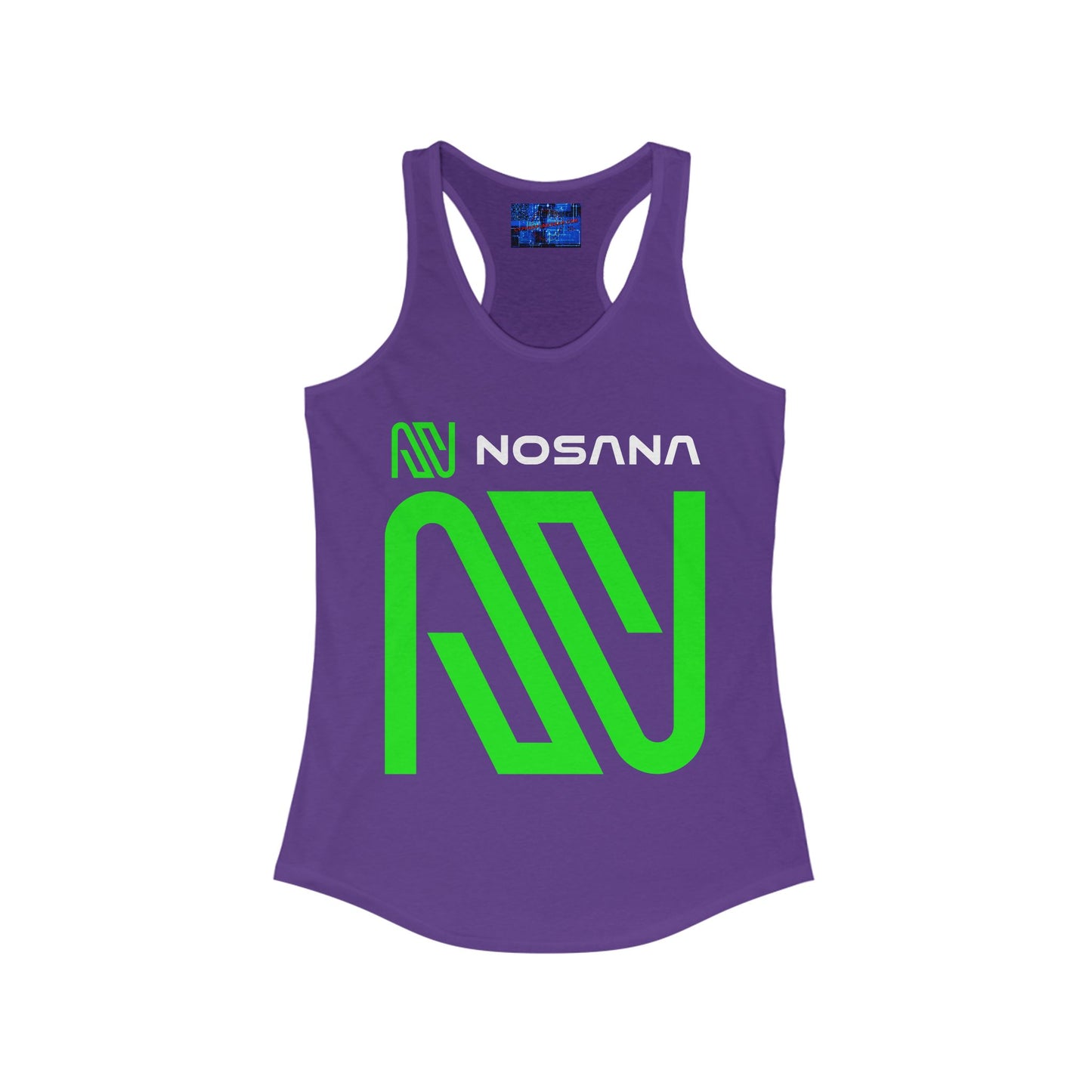 Nosana (NOS) Women's Racerback Tank Top by cypherpunkgear.com