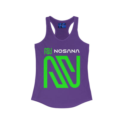 Nosana (NOS) Women's Racerback Tank Top by cypherpunkgear.com