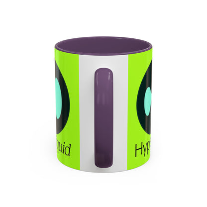 Hyperliquid Black font Green Accent Mug by cypherpunkgear.com