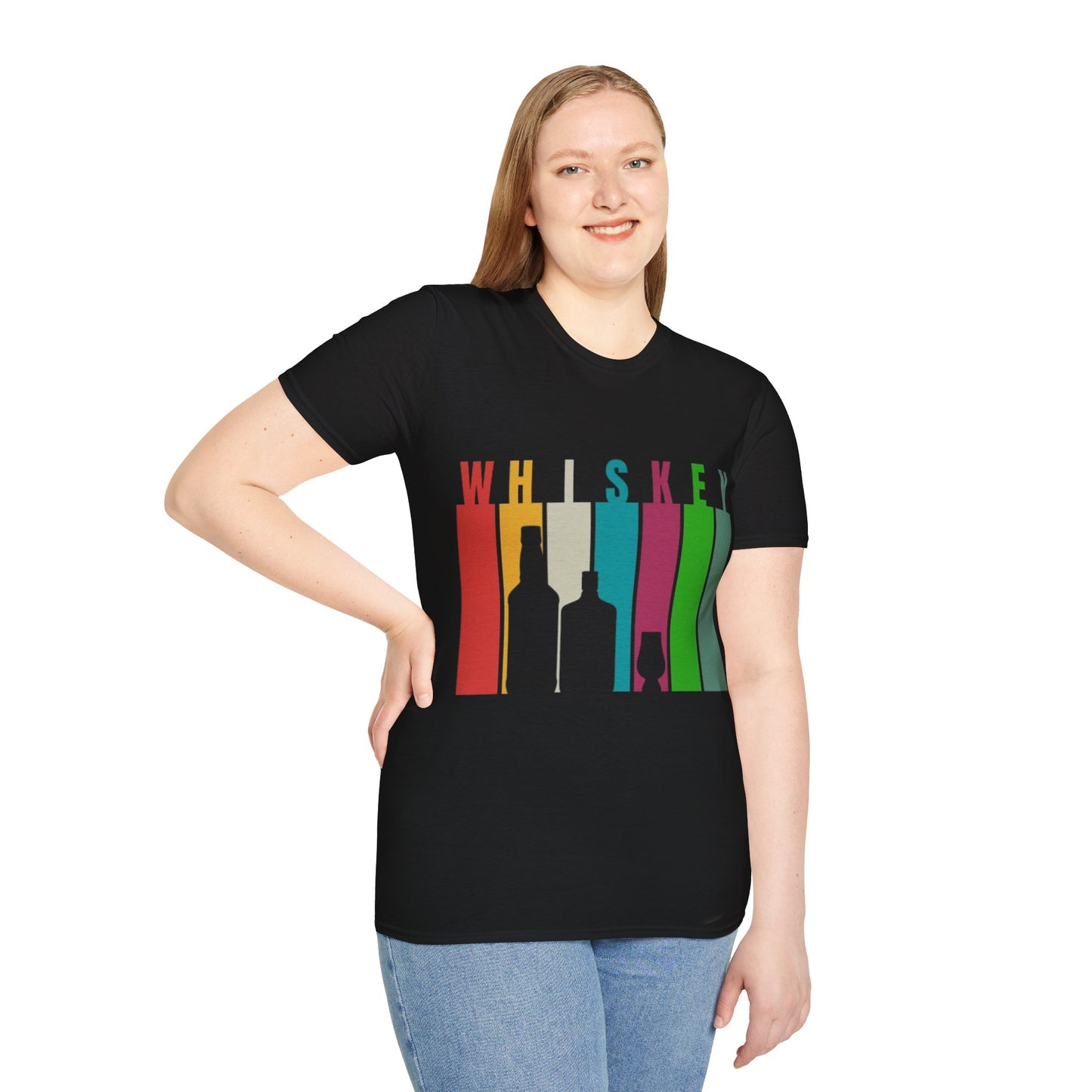 Whiskey spelled with an 'e' DKcolors Unisex T-Shirt by cypherpunkgear.com