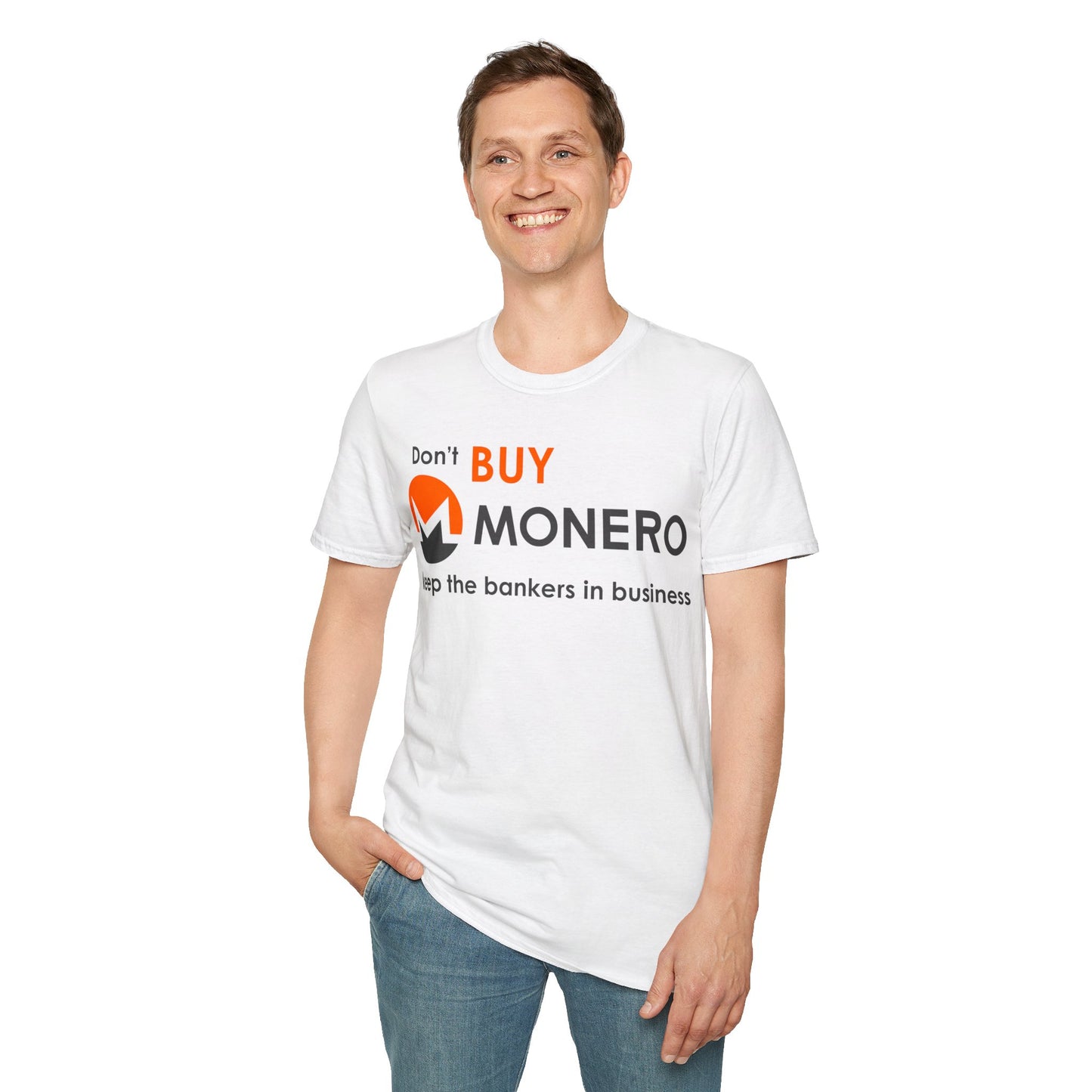 Don't buy Monero (XMR) Unisex T-Shirt by cypherpunkgear