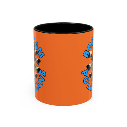 Bodycam the Politicians Cameras Orange Accent Mug by cypherpunkgear.com