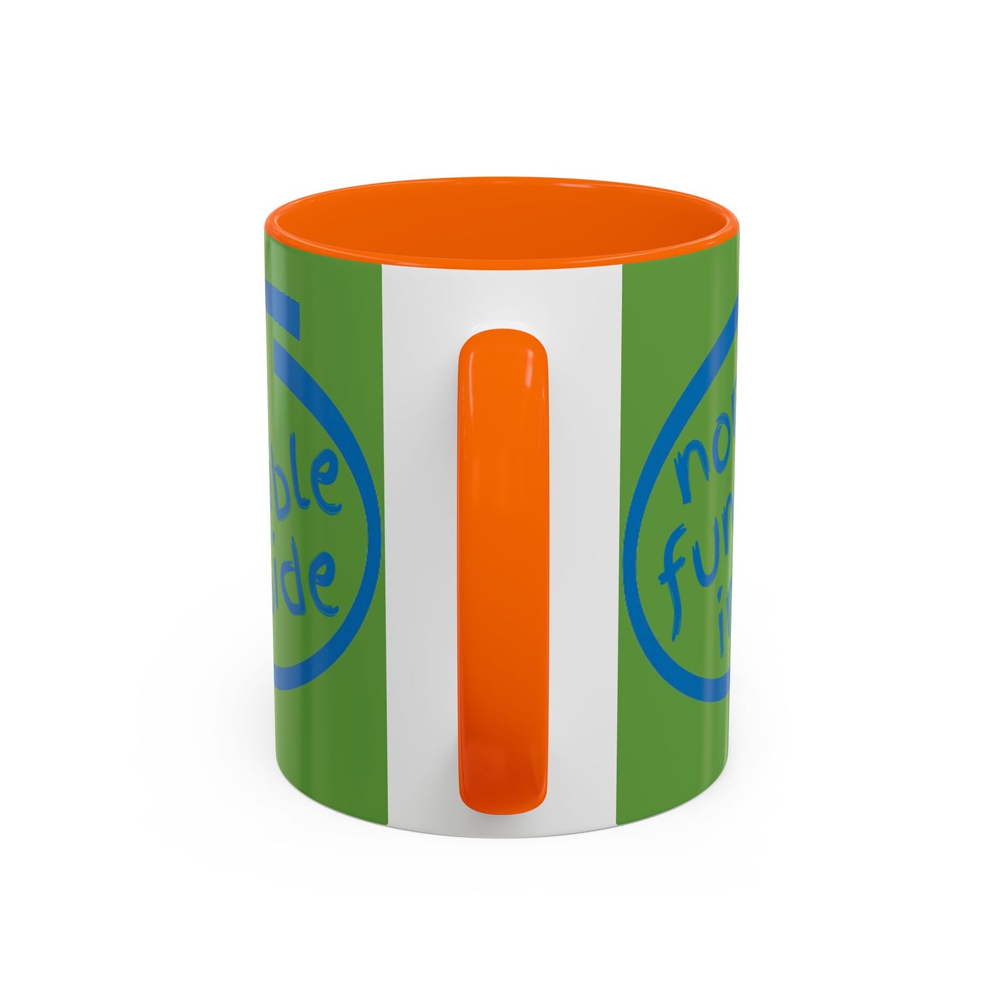 Non-Fungible Inside Green Accent Mug by cypherpunkgear.com
