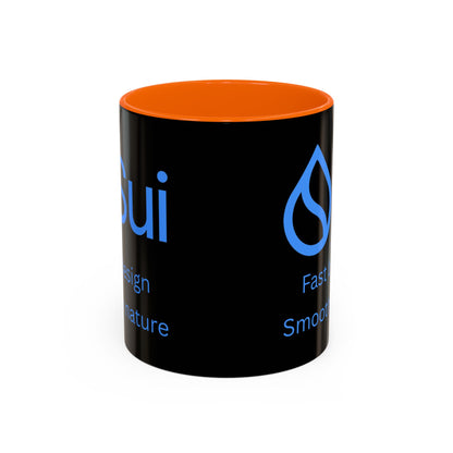SUI Black Accent Mug by cypherpunkgear.com