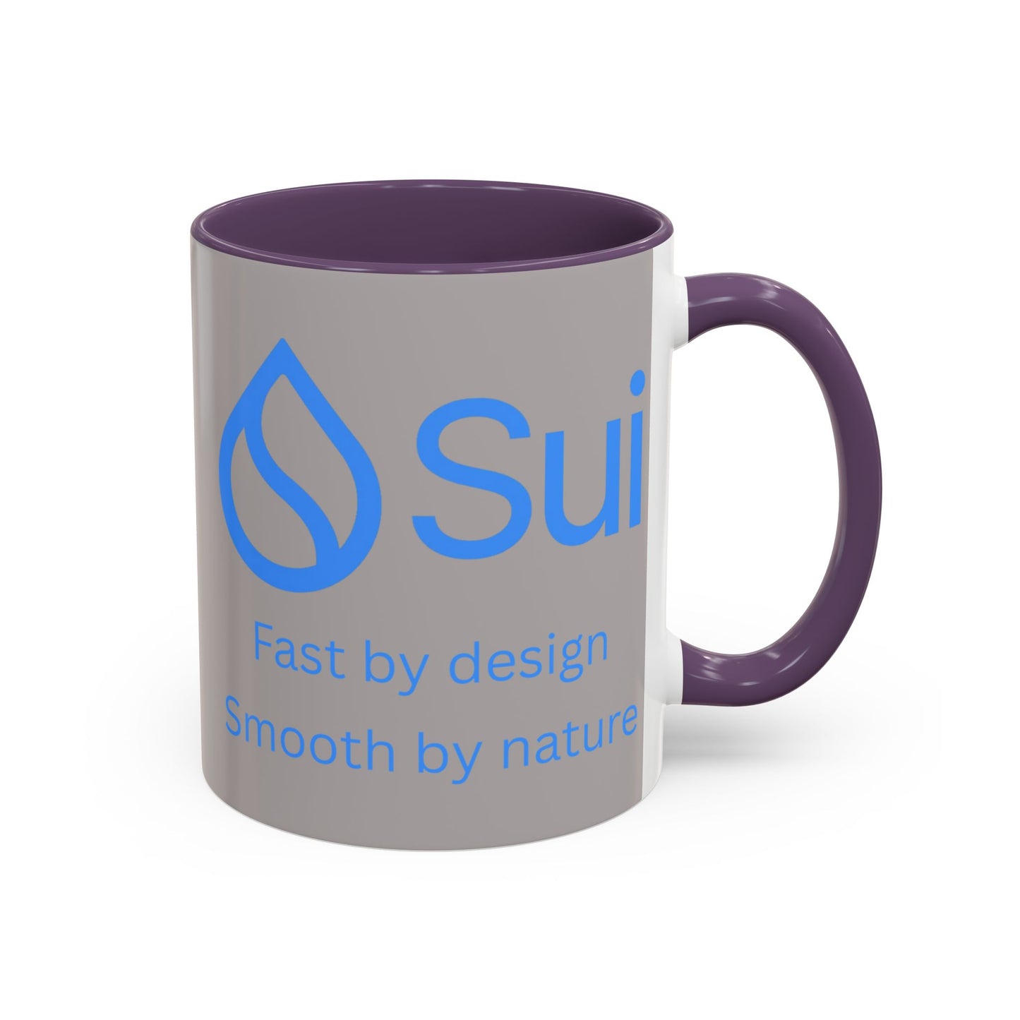 SUI Grey Accent Mug by cypherpunkgear.com