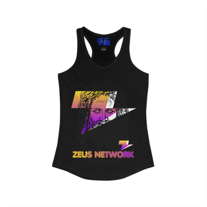 Zeus Network Women's Racerback Tank Top by cypherpunkgear.com