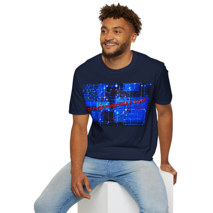 Cypherpunkgear.com logo Dark colors Unisex T-Shirt by cypherpunkgear.com