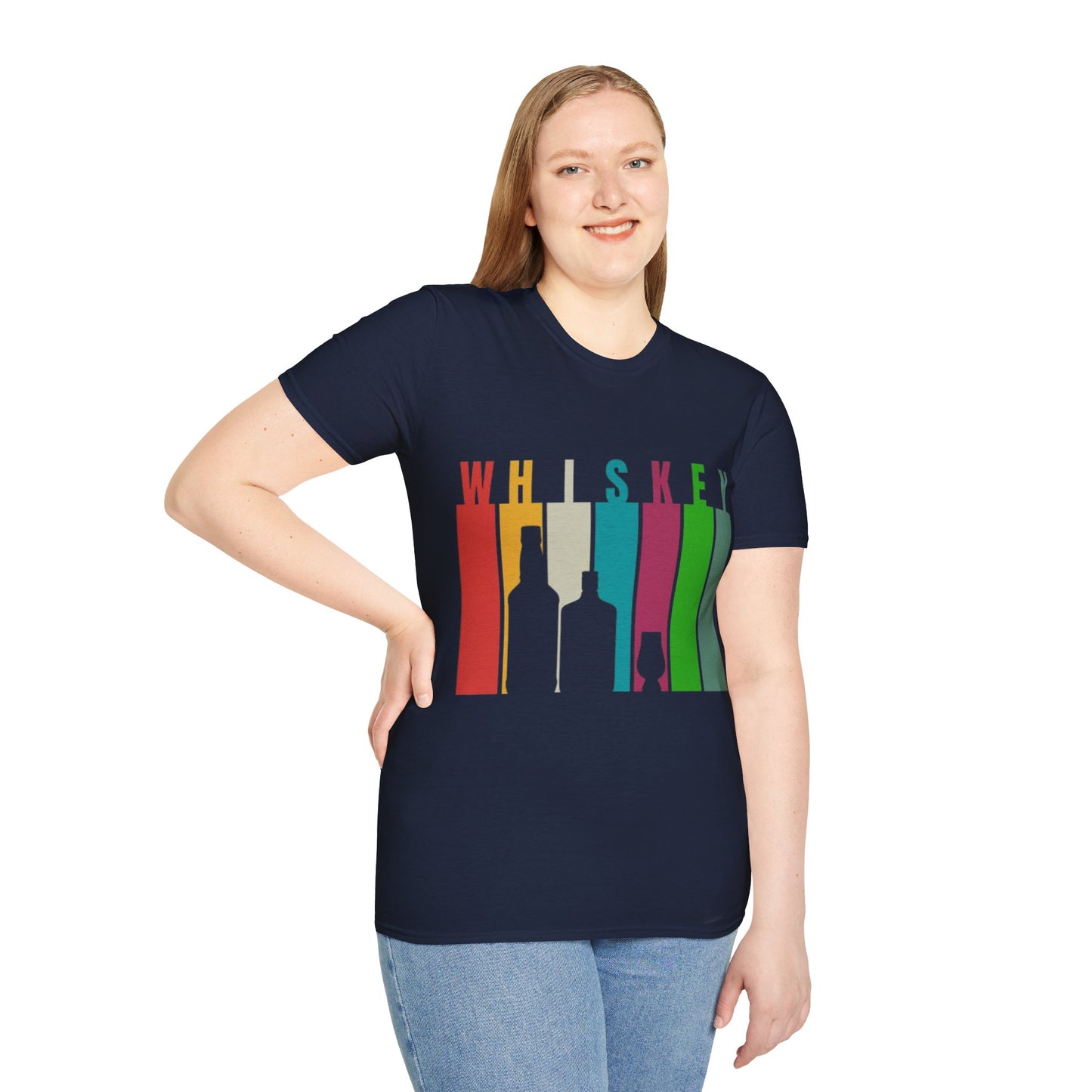 Whiskey spelled with an 'e' DKcolors Unisex T-Shirt by cypherpunkgear.com