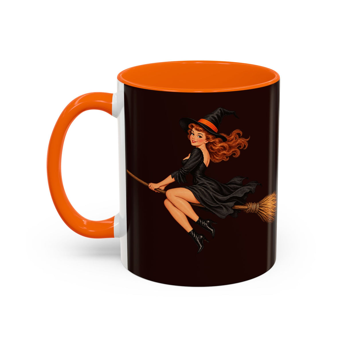 Hazel Hex Brown Accent Mug by CreepyCrafts.boo