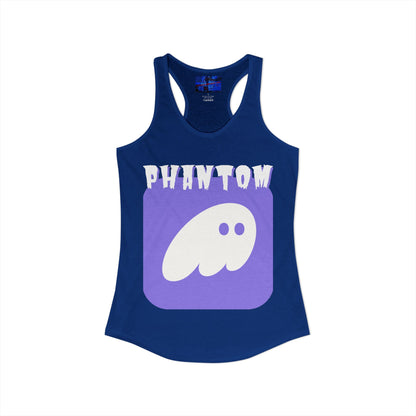 Phantom Hot Wallet Women's Racerback Tank Top by cypherpunkgear.com