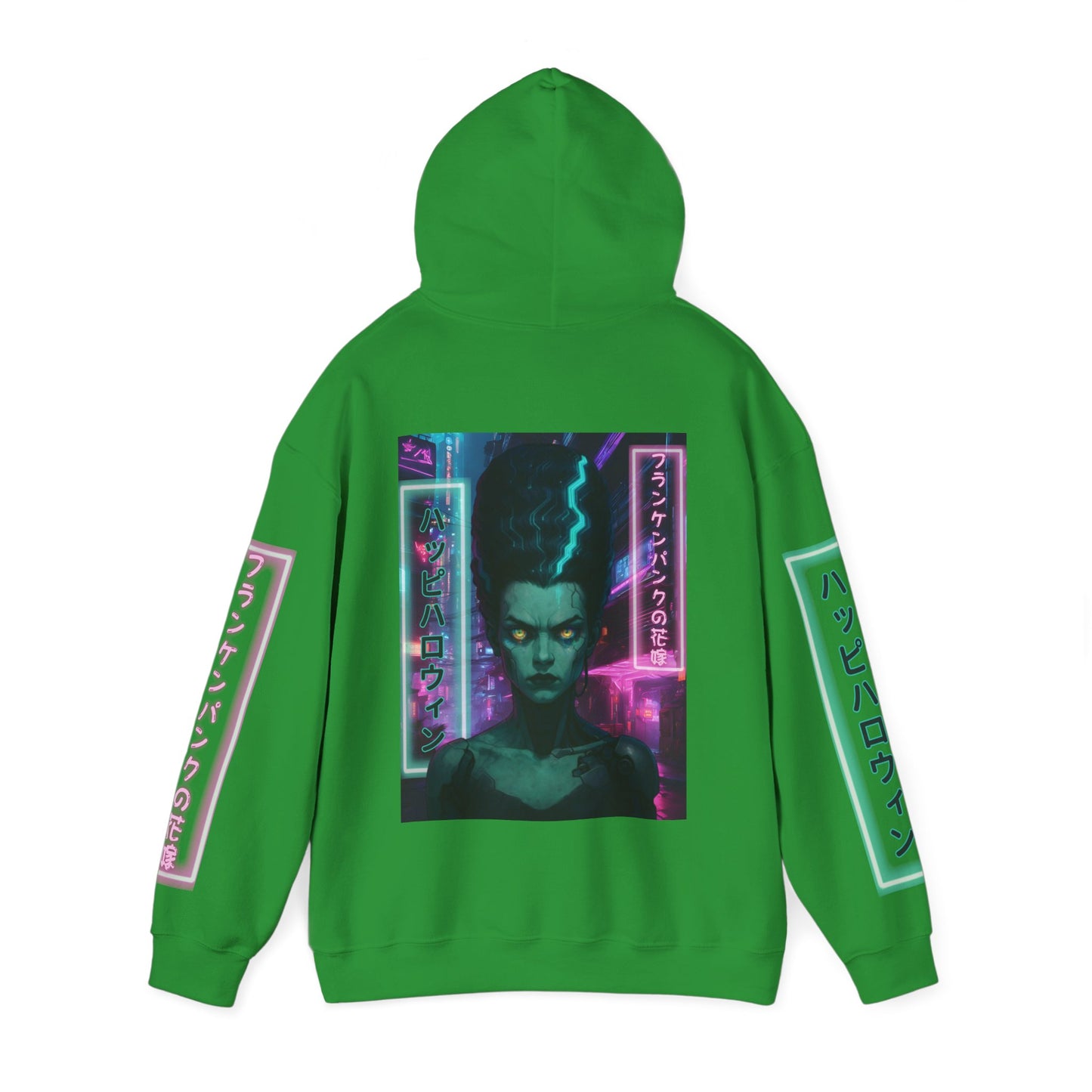 Bride of Frankenpunk Hoodie Unisex Hooded Sweatshirt by CreepyCrafts.boo