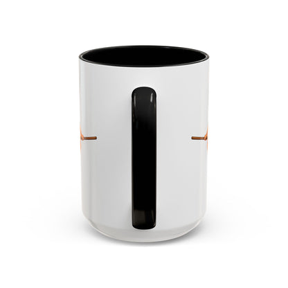 Hazel Hex White Accent Mug by CreepyCrafts.boo